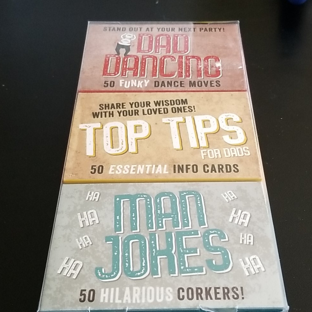 Dad dancing cards